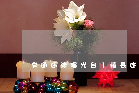 交通违法曝光台丨藤县这些人上榜 交通违法曝光台丨藤县这些人上榜