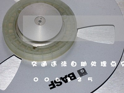 交通违法自助处理点交通/2023013006325 交通违法自助处理点交通/2023013006325