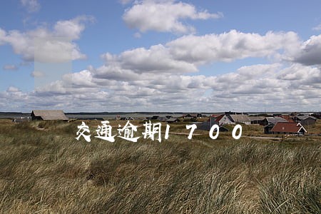 交通逾期1700