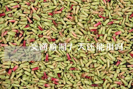 交通逾期7天还能用吗 交通逾期7天还能用吗