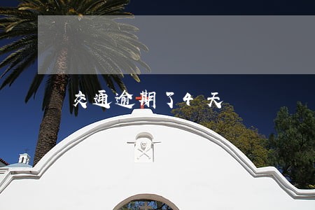 交通逾期了4天 交通逾期了4天