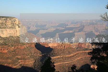 交通银行信用卡逾期减免利息 交通银行信用卡逾期减免利息