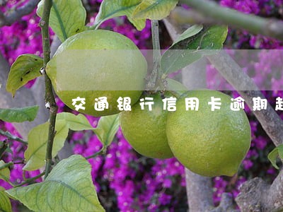 交通银行信用卡逾期起诉了怎么办 交通银行信用卡逾期起诉了怎么办