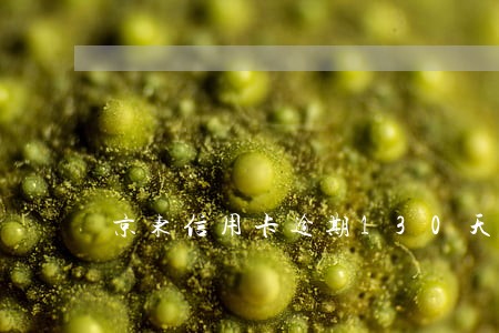 京东信用卡逾期130天 京东信用卡逾期130天