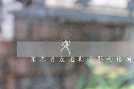 京东百度逾期了影响信用卡吗 京东百度逾期了影响信用卡吗