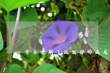 京东逾期了说发律师函是发给本人还是父母 京东逾期了说发律师函是发给本人还是父母