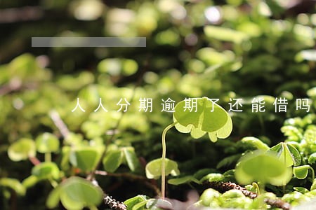 人人分期逾期了还能借吗 人人分期逾期了还能借吗