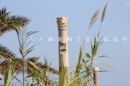 人人租逾期了会上征信吗 人人租逾期了会上征信吗