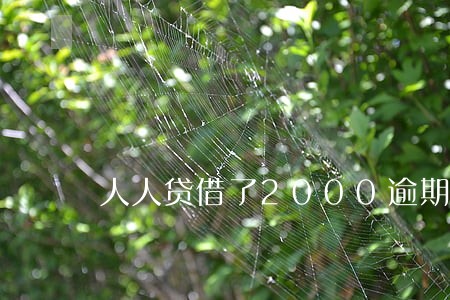 人人贷借了2000逾期了怎么办 人人贷借了2000逾期了怎么办