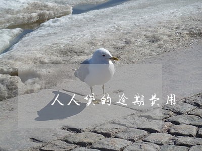 人人贷的逾期费用 人人贷的逾期费用