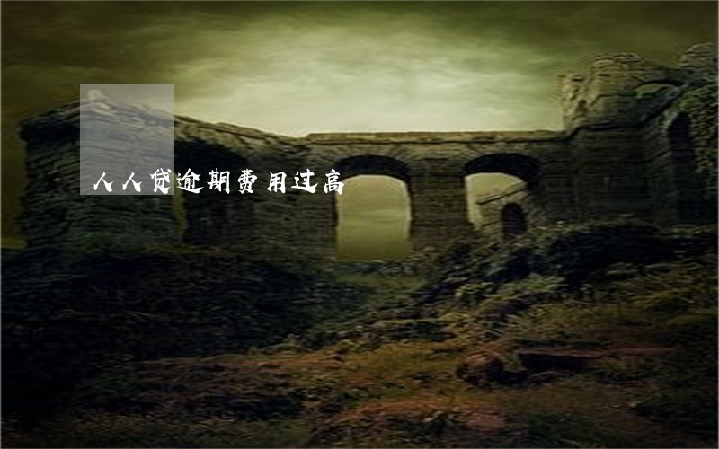 人人贷逾期费用过高