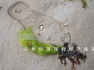 人死后发现的经济违法 人死后发现的经济违法