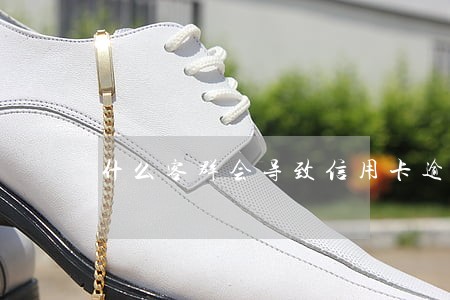 什么客群会导致信用卡逾期 什么客群会导致信用卡逾期