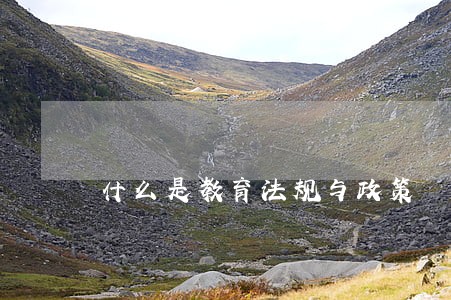 什么是教育法规与政策