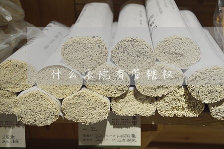 什么法院有管辖权 什么法院有管辖权