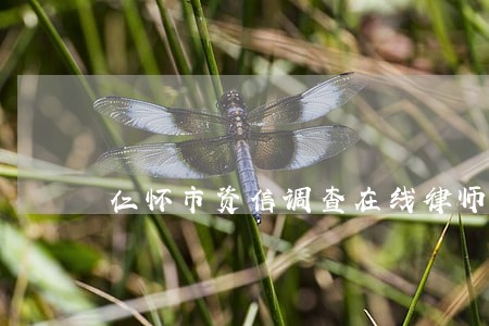 仁怀市资信调查在线律师咨询 仁怀市资信调查在线律师咨询