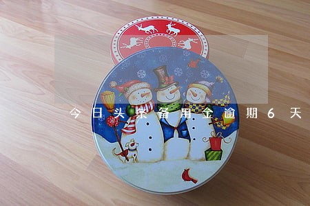 今日头条备用金逾期6天会上征信 今日头条备用金逾期6天会上征信