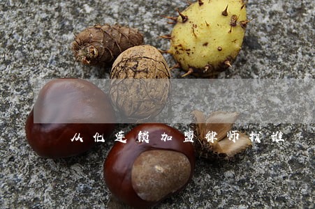从化连锁加盟律师找谁 从化连锁加盟律师找谁