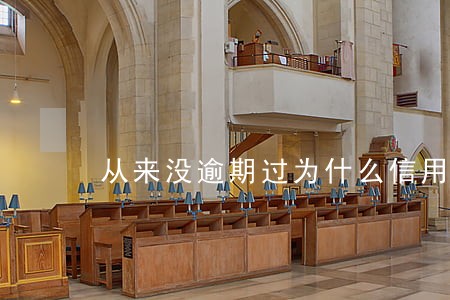 从来没逾期过为什么信用分不足 从来没逾期过为什么信用分不足