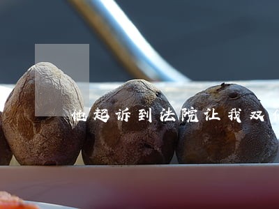 他起诉到法院让我双倍返还定金 他起诉到法院让我双倍返还定金