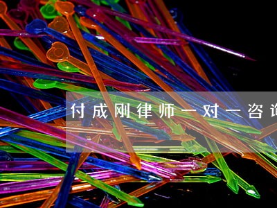 付成刚律师一对一咨询