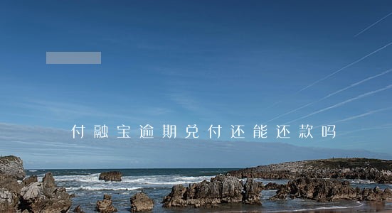 付融宝逾期兑付还能还款吗 付融宝逾期兑付还能还款吗