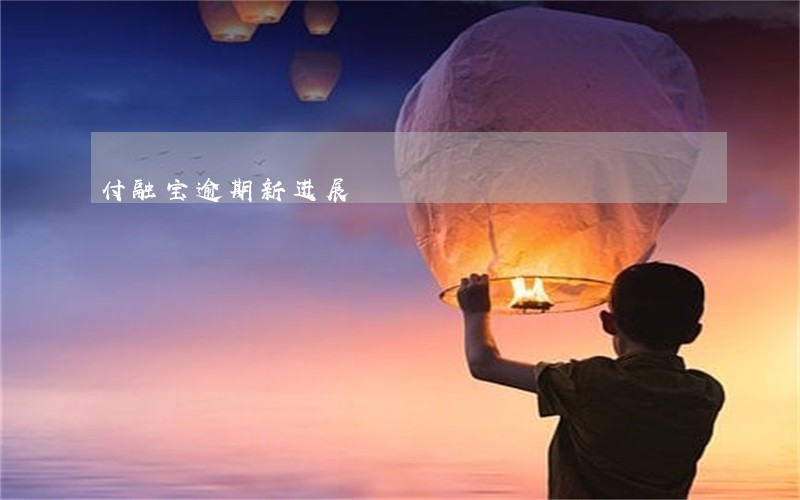 付融宝逾期新进展 付融宝逾期新进展