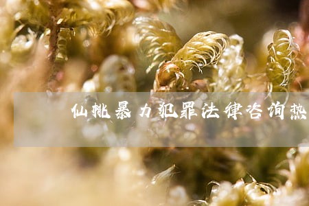 仙桃暴力犯罪法律咨询热线 仙桃暴力犯罪法律咨询热线