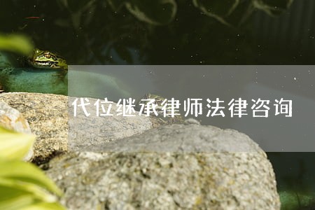 代位继承律师法律咨询 代位继承律师法律咨询