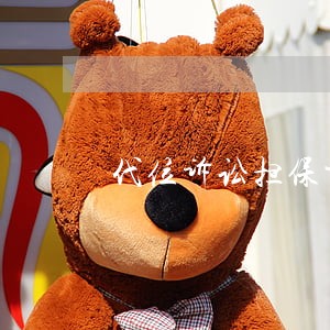 代位诉讼担保方 代位诉讼担保方
