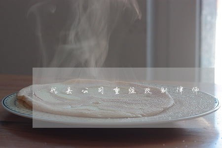 代县公司重组改制律师