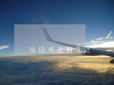任信用逾期没还 任信用逾期没还