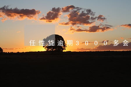任性贷逾期3000多会上门吗