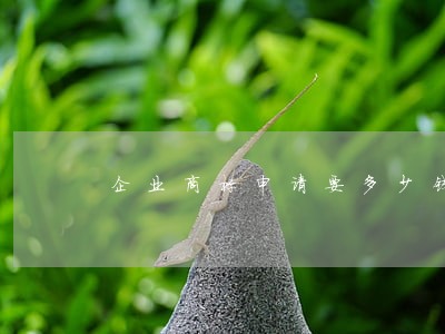 企业商标申请要多少钱 企业商标申请要多少钱