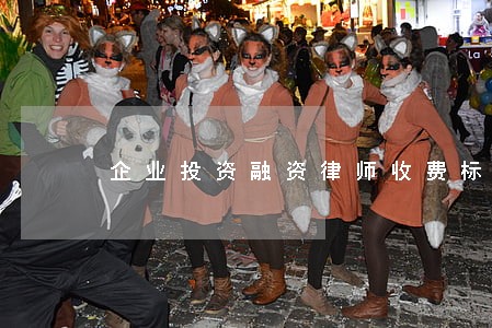 企业投资融资律师收费标准 企业投资融资律师收费标准