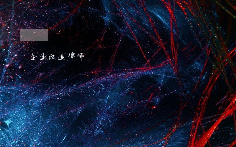 企业改造律师 企业改造律师