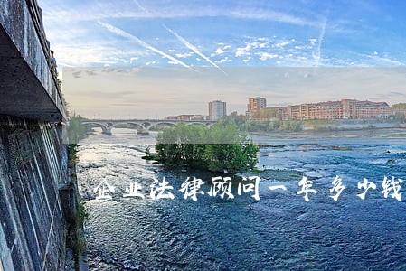 企业法律顾问一年多少钱 企业法律顾问一年多少钱
