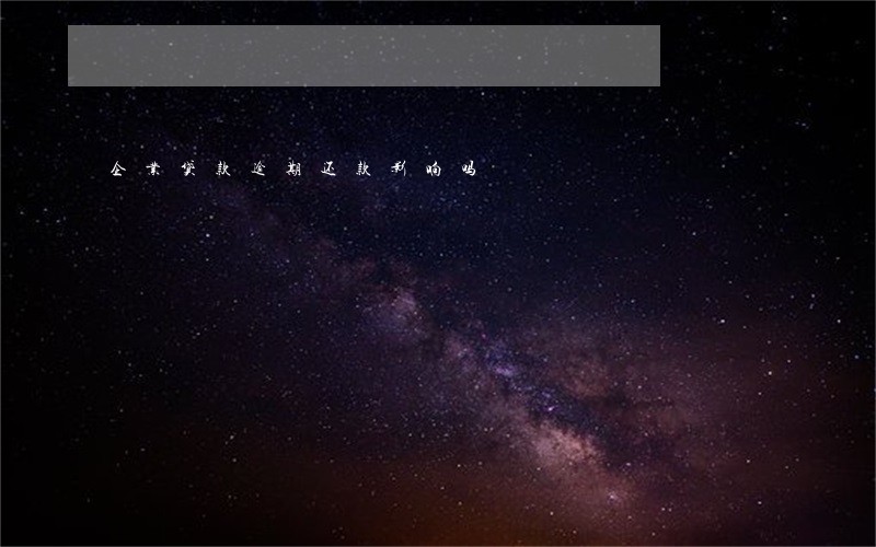 企业贷款逾期还款影响吗 企业贷款逾期还款影响吗