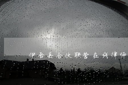 伊吾县合伙联营在线律师 伊吾县合伙联营在线律师