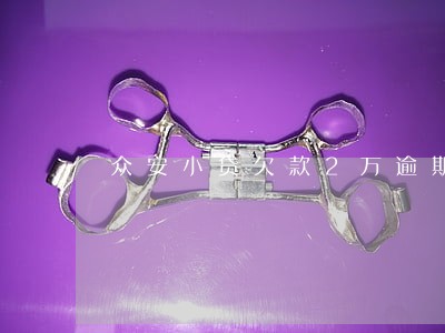 众安小贷欠款2万逾期 众安小贷欠款2万逾期