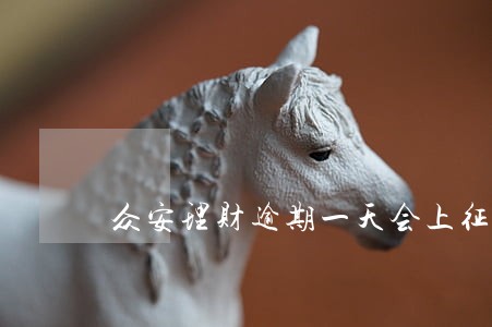 众安理财逾期一天会上征信吗