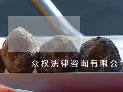 众权法律咨询有限公司 众权法律咨询有限公司