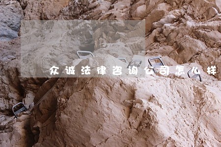 众诚法律咨询公司怎么样 众诚法律咨询公司怎么样