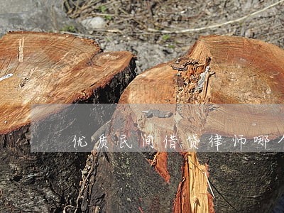 优质民间借贷律师哪个好 优质民间借贷律师哪个好