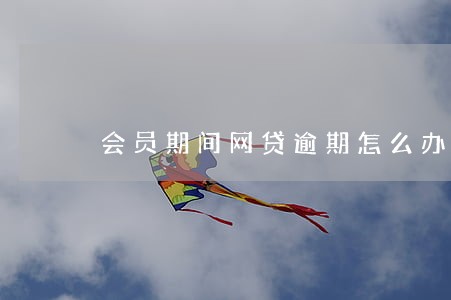 会员期间网贷逾期怎么办 会员期间网贷逾期怎么办