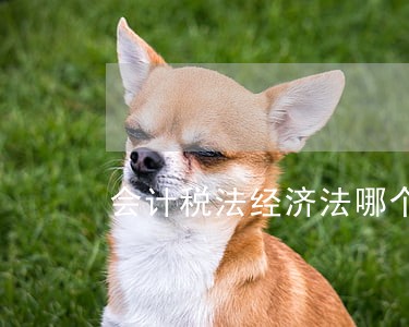 会计税法经济法哪个简单 会计税法经济法哪个简单