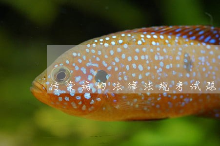 传染病的法律法规考试题 传染病的法律法规考试题