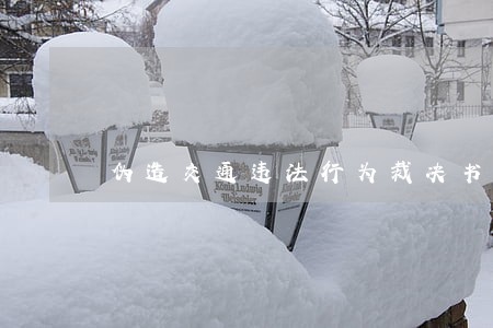 伪造交通违法行为裁决书行骗 伪造交通违法行为裁决书行骗