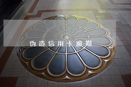 伪造信用卡逾期 伪造信用卡逾期