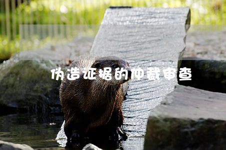 伪造证据的仲裁审查 伪造证据的仲裁审查